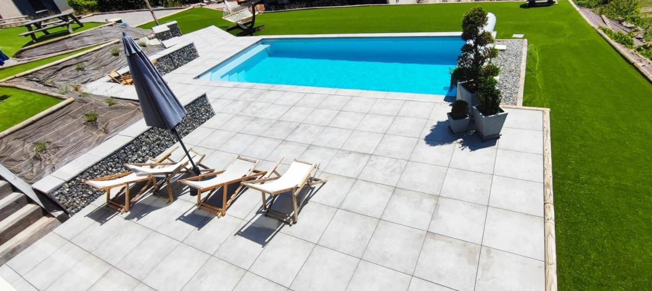 Chambre 2 Vue Lac Av Piscine Prunieres Bagian luar foto